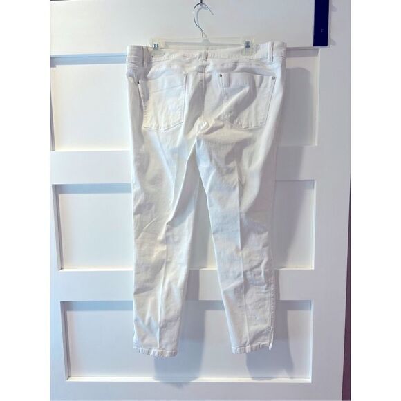 WHBM White Skimmer Pants size 14 - Picture 4 of 11